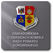 Zawiadomienia o obradach Komisji Rady Powiatu